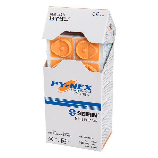 New Pyonex von SEIRIN, 100 Körper-Dauernadeln