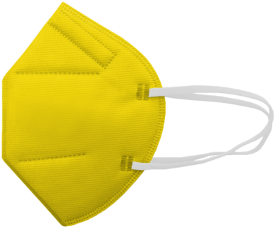 FFP2-Masken gelb - 10 Stück